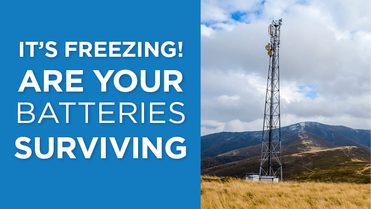 IT’S FREEZING! …. But are your batteries surviving?