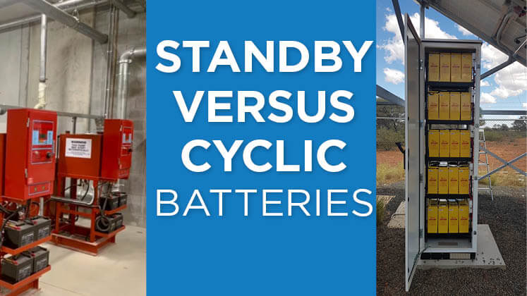 What’s the Difference between Standby and Cyclic Batteries?