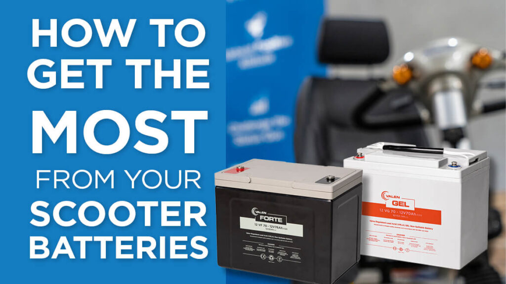 How to get the most from your mobility scooter batteries